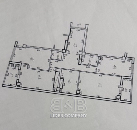 Apartament cu 2 camere – 122 mp - Complex Oasis, Rascani