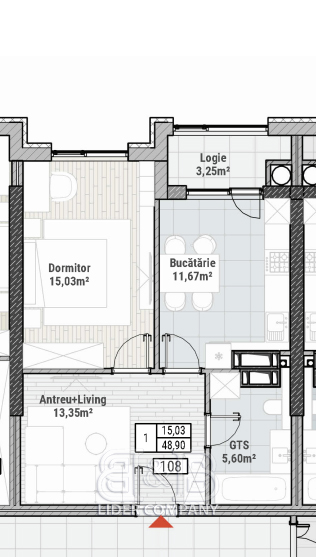 De vânzare apartament – Colina Verde Residence, Durlesti, str. Nicolae Dimo