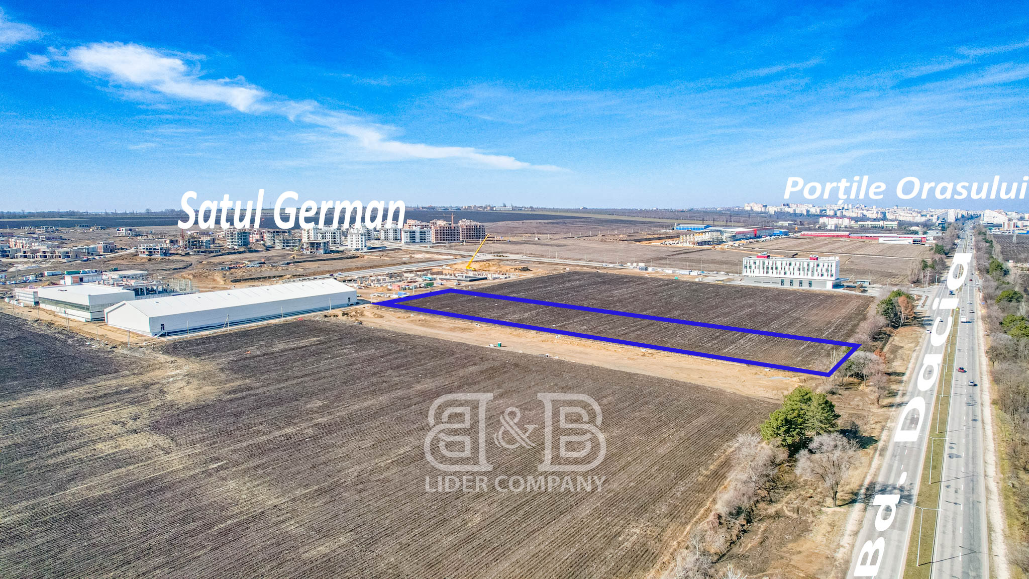 Teren Agricol de Vânzare, 98 Ari – Bulevardul Dacia, Sectorul Botanica, Chișinău