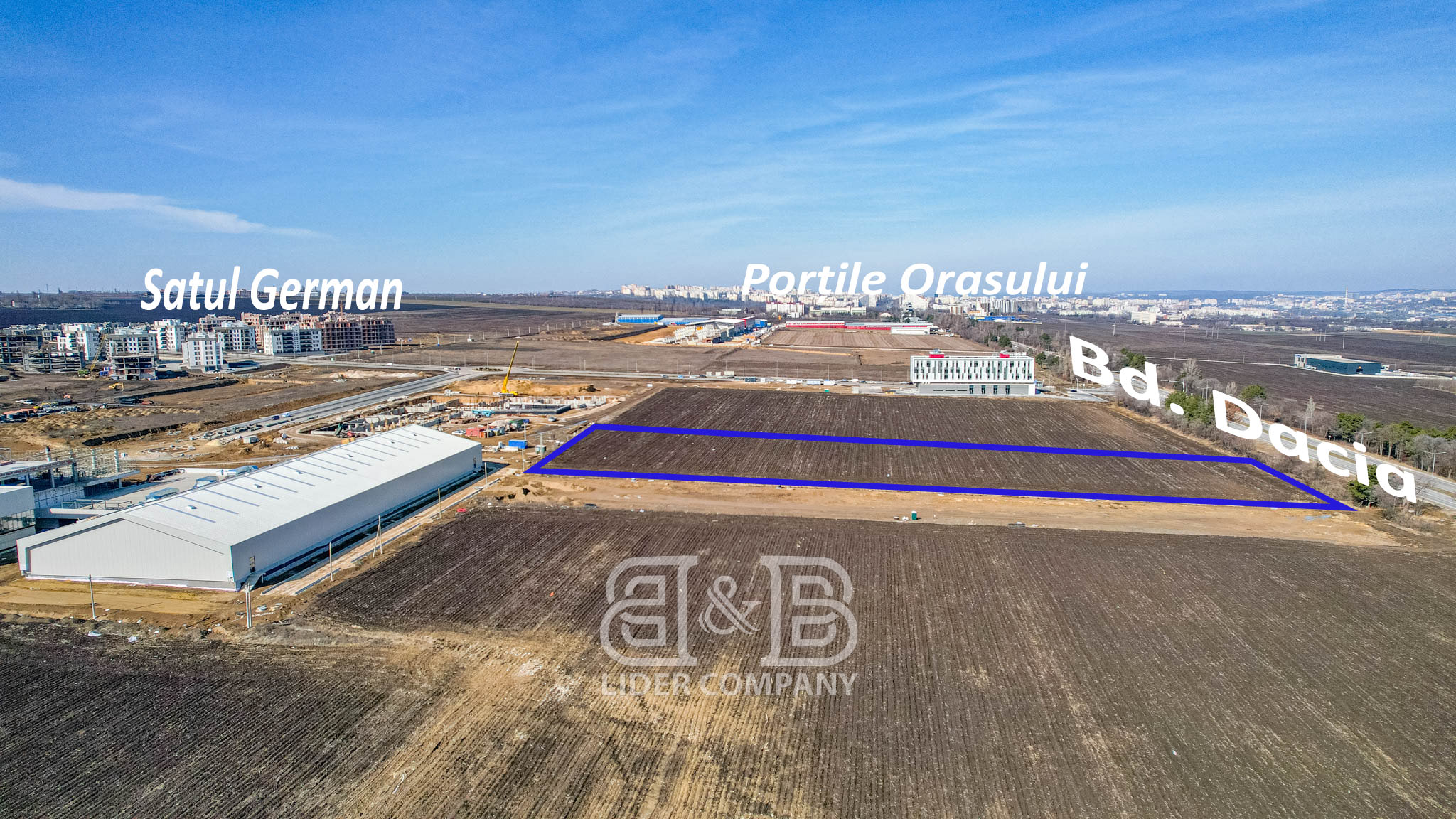 Teren Agricol de Vânzare, 98 Ari – Bulevardul Dacia, Sectorul Botanica, Chișinău