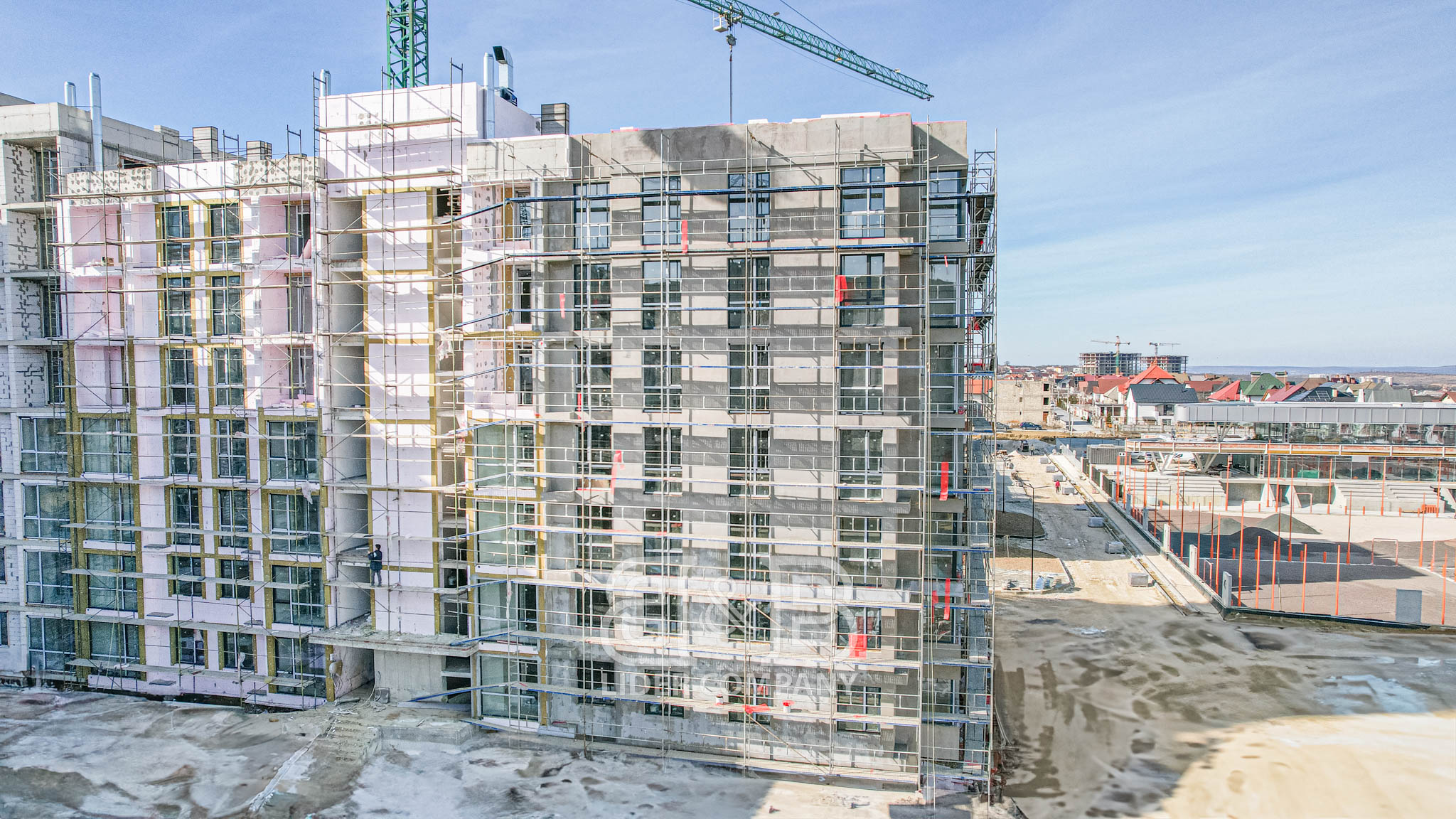 Apartament cu 2 camere + Living , 75,44 m², Durlești, Chișinău