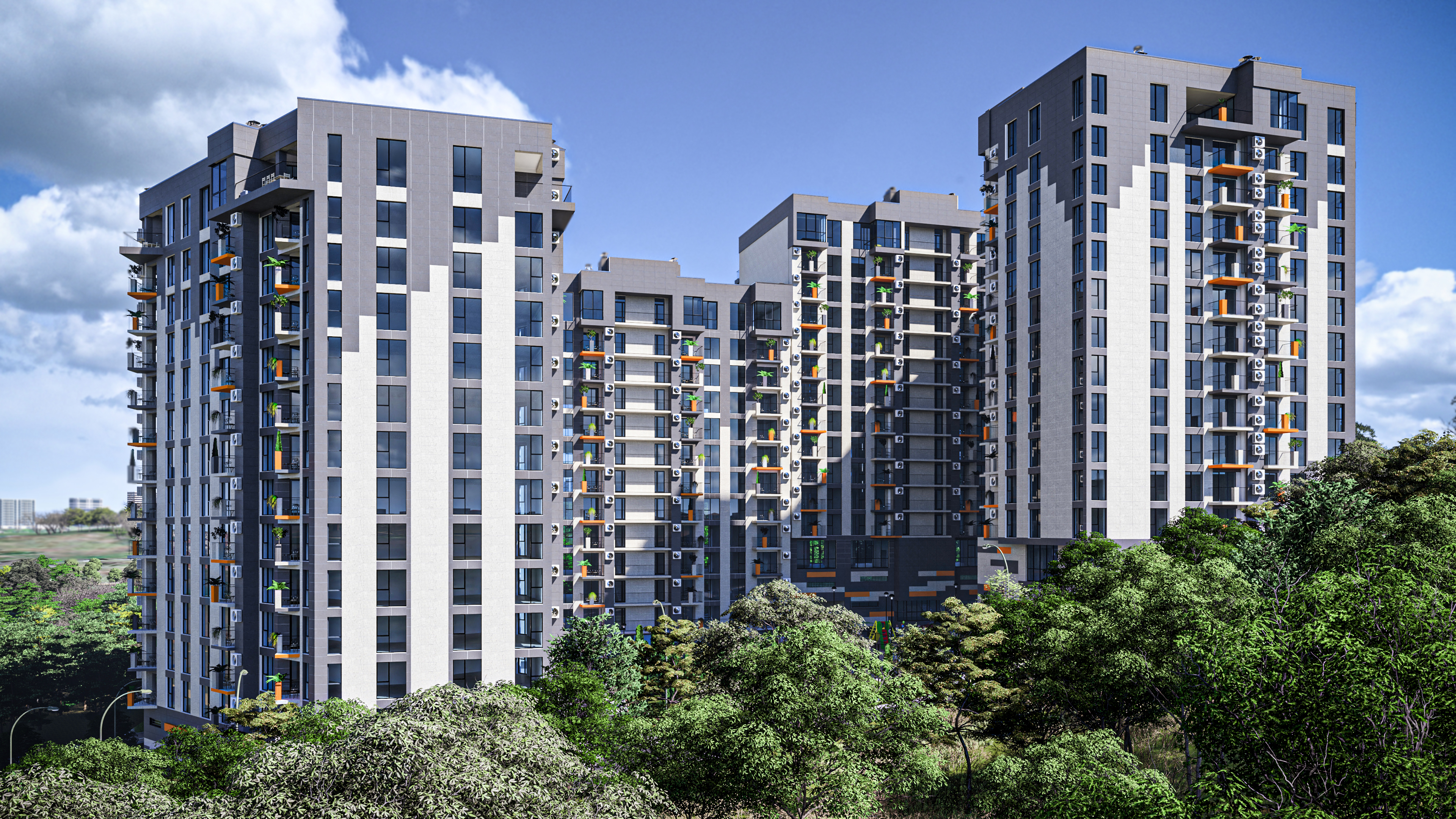Grenoble Residence apartament cu 2 camere 69,96 mp Botanica