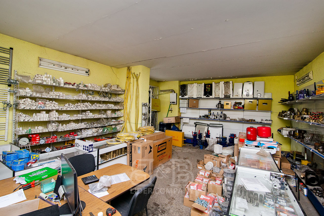 Comercial -  producere - depozitare 320,4 mp + teren 8,5 ari Centru str. Haltei