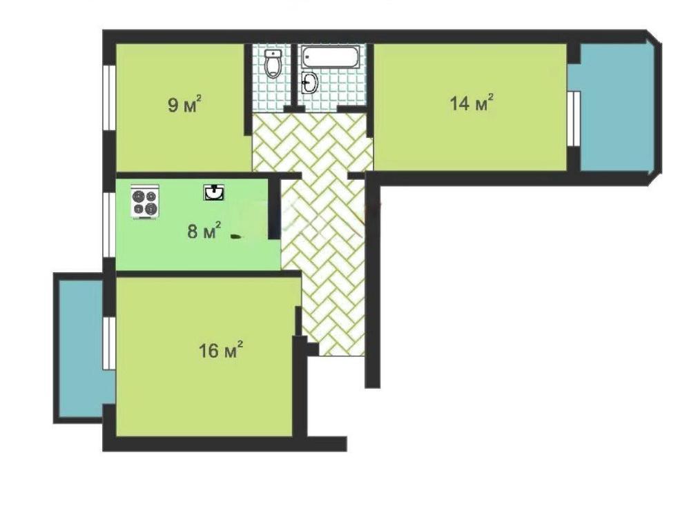 Apartament de vânzare – 70 mp, 3 camere, str. N.M. Spătaru, sector Ciocana