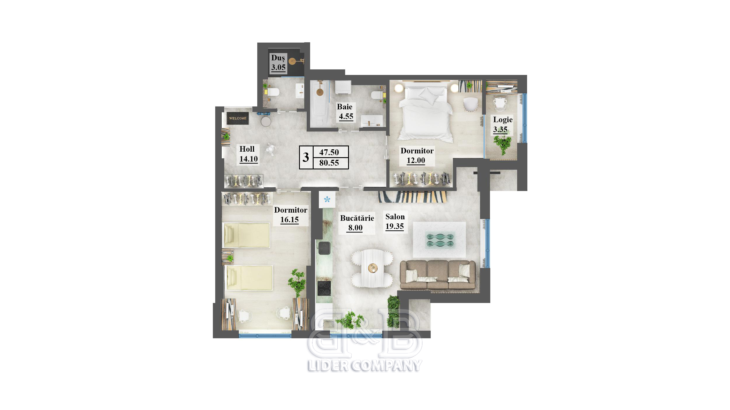 De vânzare apartament – orașul Hîncești