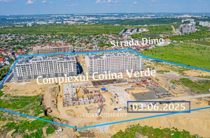 Durlesti - apartament cu 1 cameră 46,66 mp Colina Verde