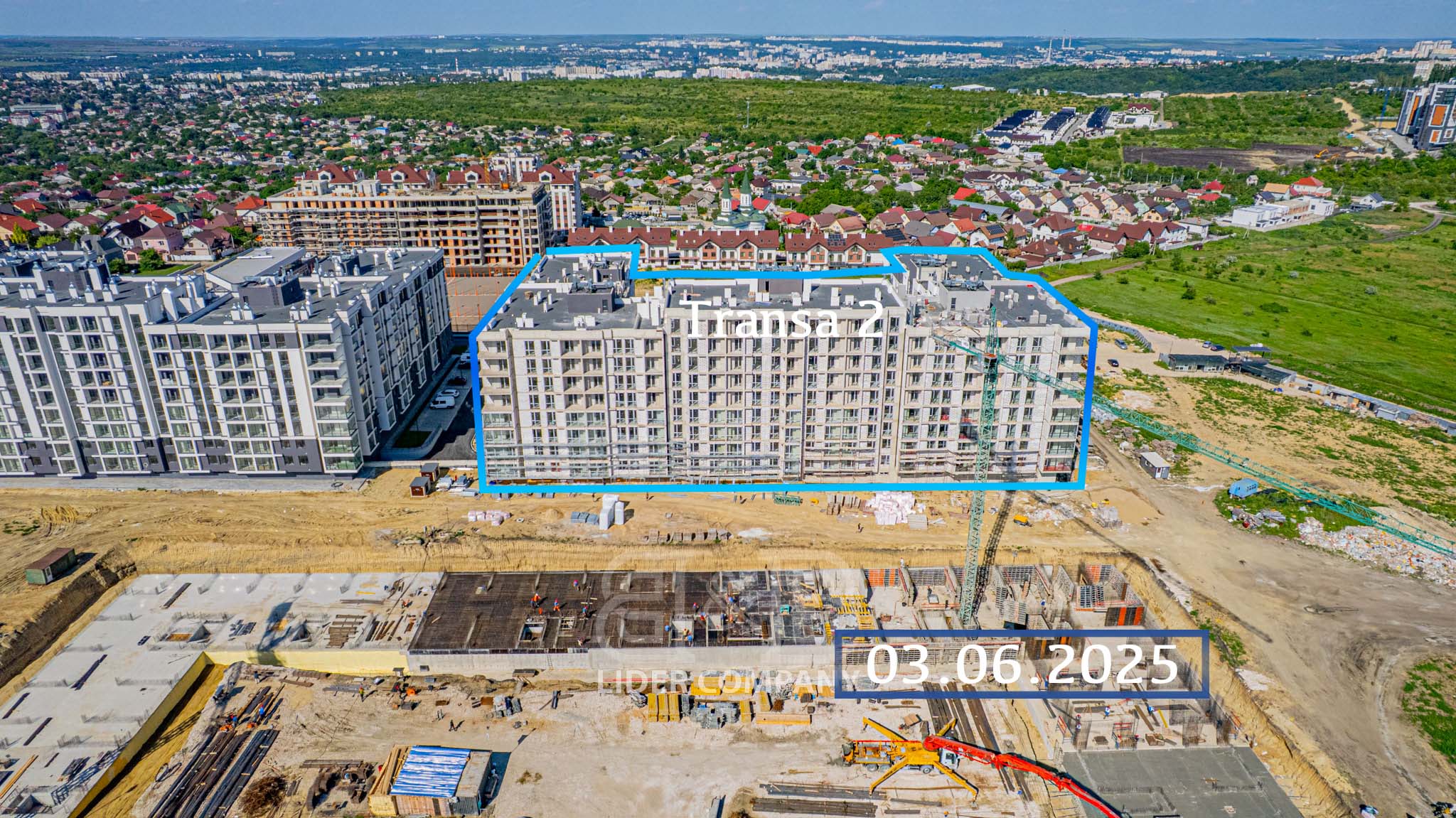 Durlesti - apartament cu 1 cameră 46,66 mp Colina Verde
