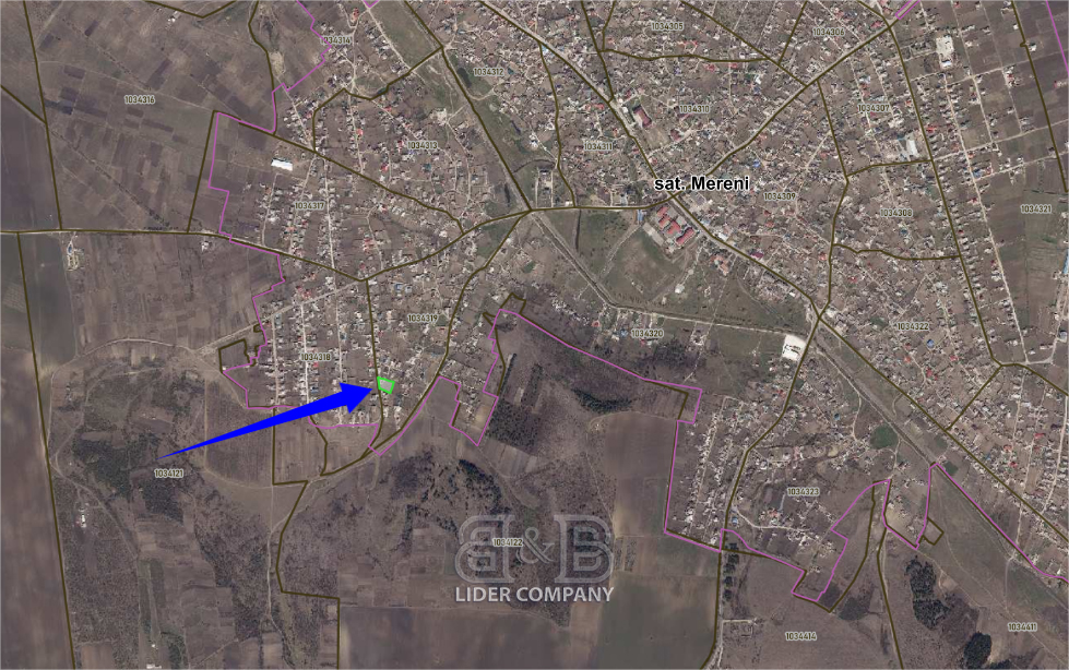 Teren de vânzare pentru construcții – Mereni, r-nul Anenii Noi