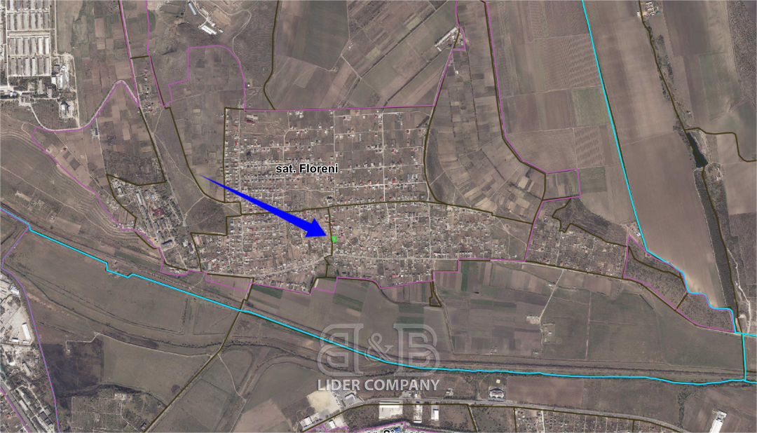 Teren pentru construcții de vânzare - r-nul Anenii Noi, satul Floreni