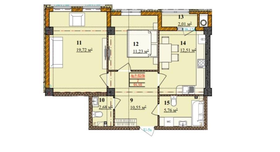 Apartament de vânzare – Complexul Rezidențial Cluj, Poșta Veche, Bloc A06