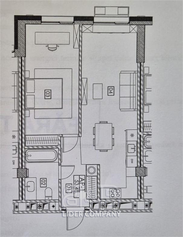 De vânzare apartament cu 1 cameră în complexul rezidențial City Gardens, sectorul Rîșcani