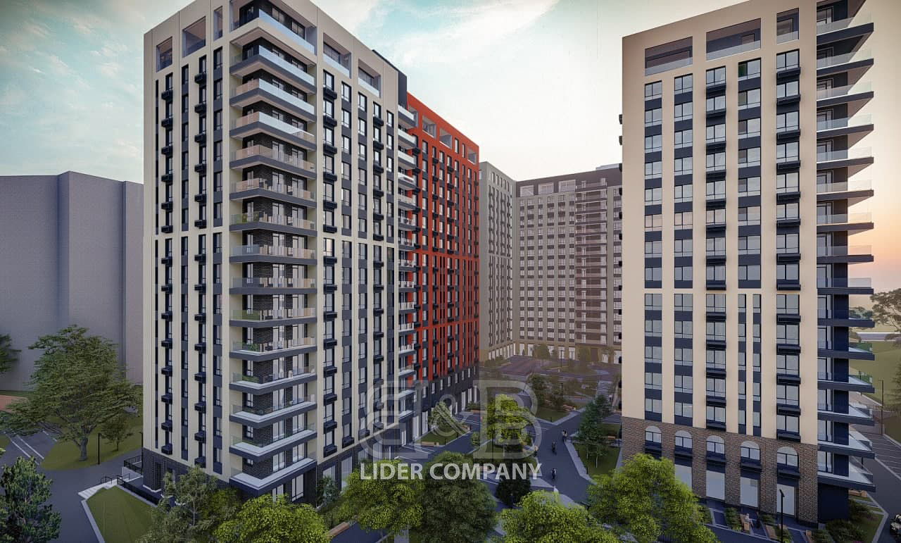 De vânzare Apartament cu 2 camere + living – sectorul Rîșcani, Complexul City Gardens