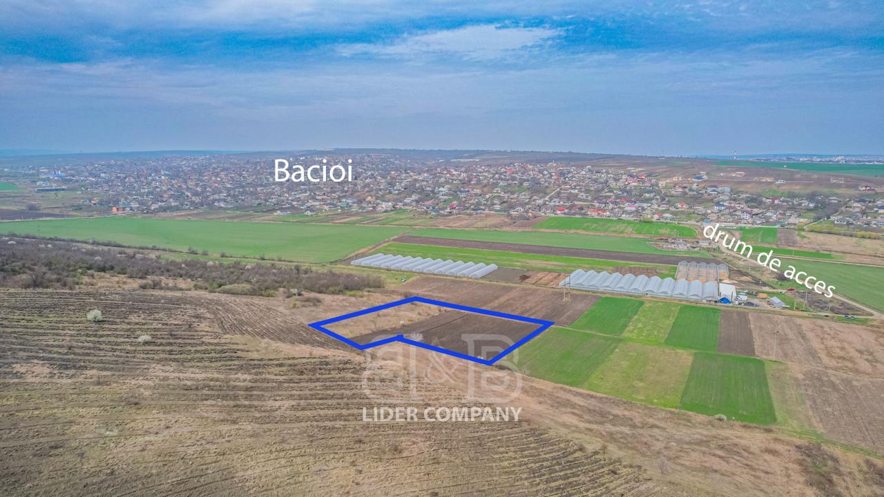 Spre vânzare terenuri agricole în Bacioi – 7, 17, 33 Ari