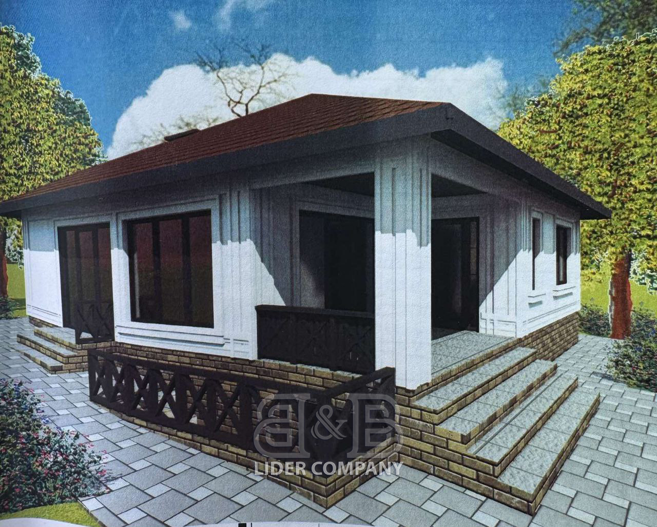 Casă nouă în construcție de vânzare – Mălăieștii Noi, r-nul Criuleni