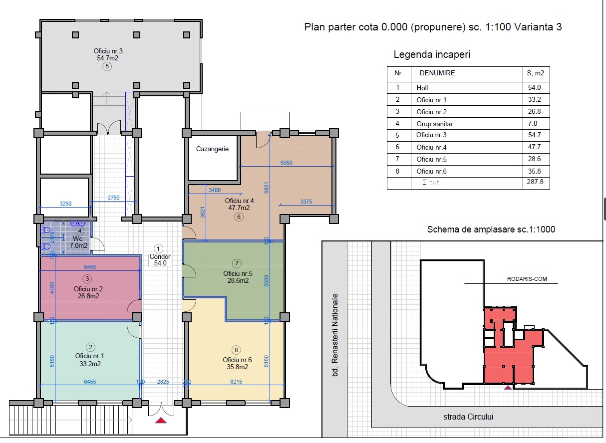 Chirie Spațiu Comercial 295 m2 , sector Râșcani  .
