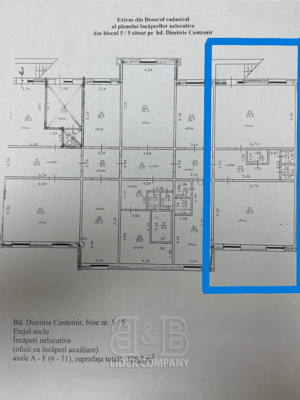 Spațiu comercial de închiriat – Bulevardul Dimitrie Cantemir 5/5, Chișinău, Centru